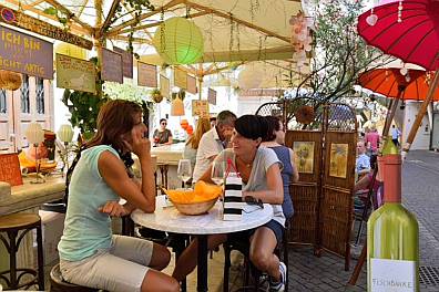 die Fischb�nke in Bozen