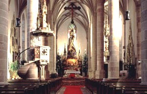 Blick zum Chor Blick zum Chor