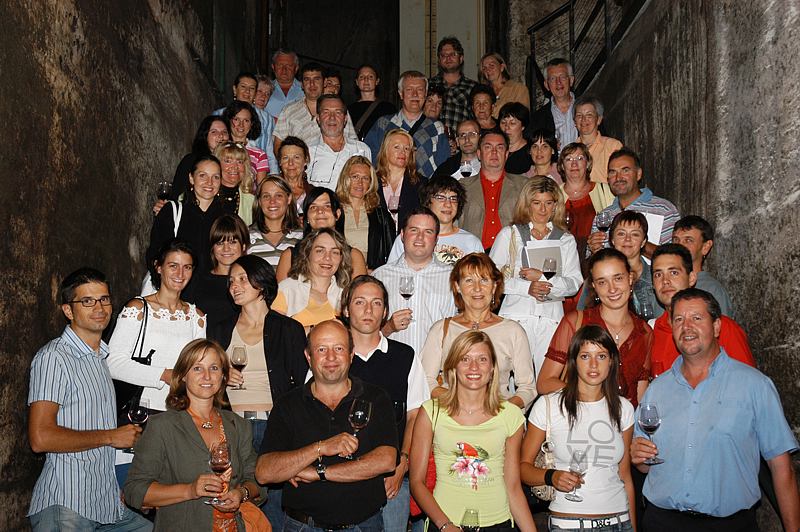 Abschluss-Foto des Sommelier-Kurses und zur�ck